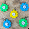 Daisy Flower Keychain Clicker Fidget