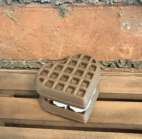 Heart Waffle S'more Clicker Fidget