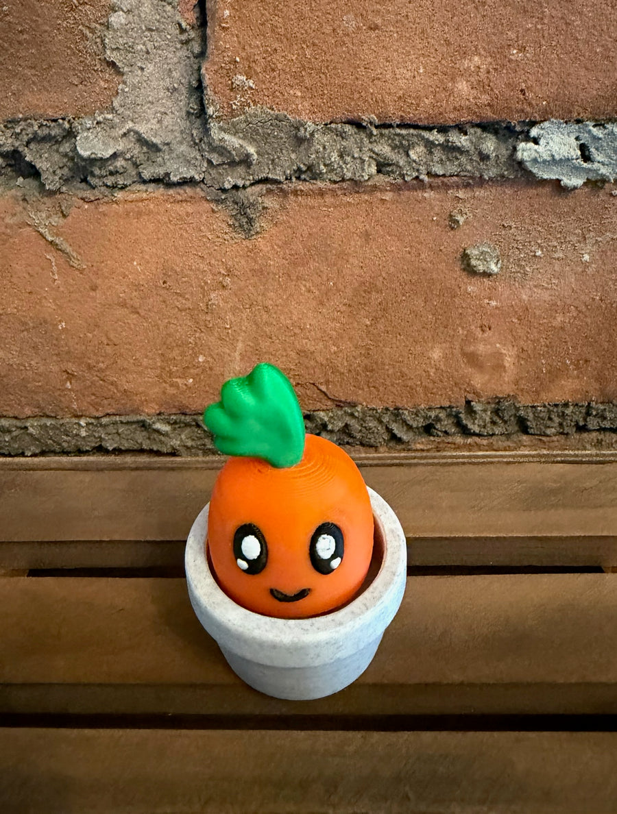 Carrot Pot Pal Clicker Fidget
